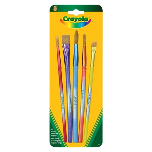 Ensemble de 5 pinceaux «Crayola»