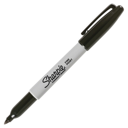 Marqueur permanent Sharpie, Pointe fine, Noir
