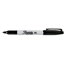 Sharpie Permanent Marker, Fine Point, Black