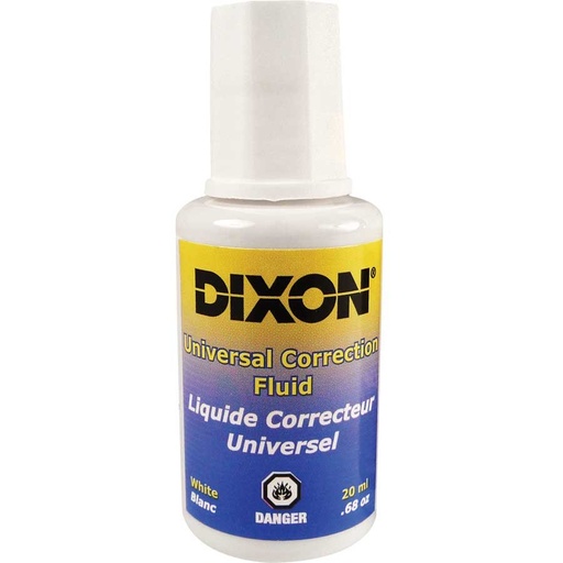 Correction Fluid, Ultra White, 20 ml