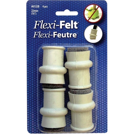 Flexi-Felt® Floor Protector, 22 mm (7/8") (pkg 4)