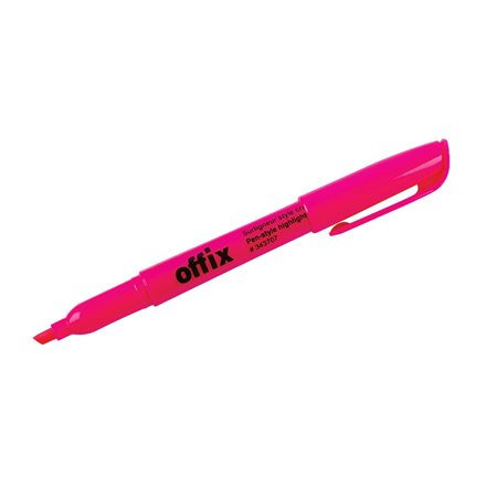 Offix Highlighter pink, Fine Chisel Point