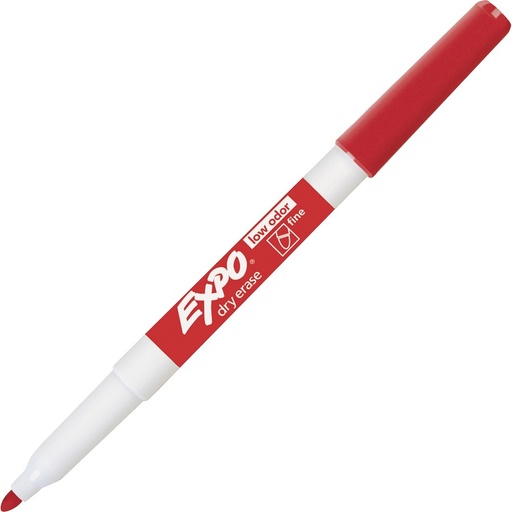 Expo Dry Erasable Marker, Fine Point, Red