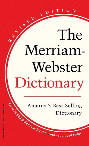 Dictionnaire unilingue anglais, The Merriam Webster Dictionary (9780877790952)