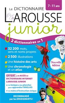 Dictionnaire Larousse junior 2023, 7-11 ans, CE, CM, Éd. 2023