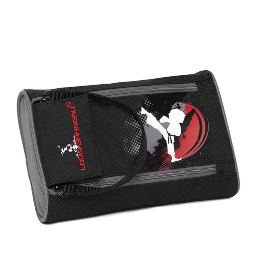 Louis Garneau 2 Zipper Pencil Case, Karate (This style is offered only until stock is depleted)