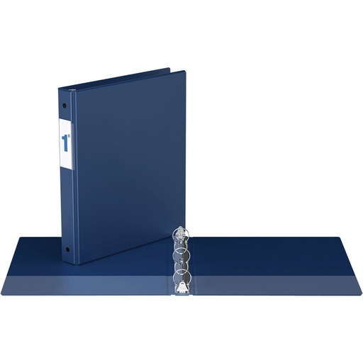 Binder with pockets, 1 inch, Blue