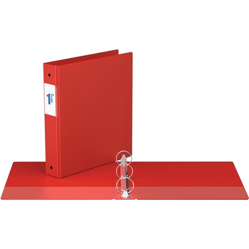 Binder with pockets, 1.5 inches, Red