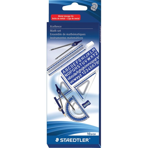 Ensemble de géométrie Xcellence Staedtler (10 pièces)