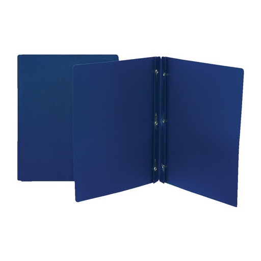 Hard Plastic Duo-tang with Fasteners, Dark Blue