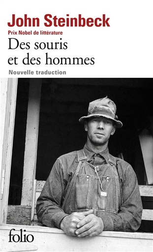 Novel: Des souris et des hommes, Folio #37, Ed. Gallimard (ISBN : 9782073004260)