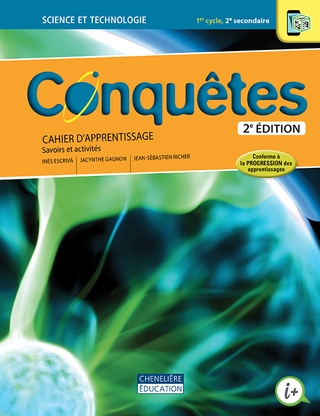 Conquêtes, 2e édition (2e secondaire) Combo Cahier d'apprentissage, versions imprimée et numérique + Activités interactives, Accès Web 1 an (9782765052173)