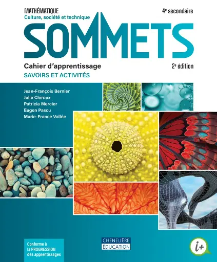 Sommets CST 2e édition - 4e secondaire - COMBO, Cahier d'apprentissage versions imprimée ET numérique (9782765082330)