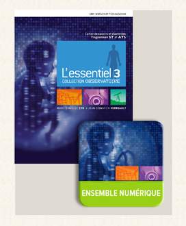 L'Essentiel, cahier de savoirs et d'activités 3 + ensemble numérique 12 mois, Édition ERPI - ISBN: 9782761363822