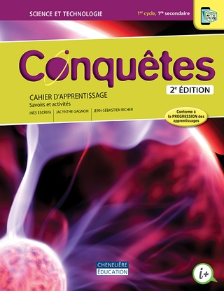 Conquêtes, 2e édition (1er secondaire) Combo Cahier d'apprentissage, versions imprimée et numérique + Activités interactives, Accès Web 1 an (9782765052166)