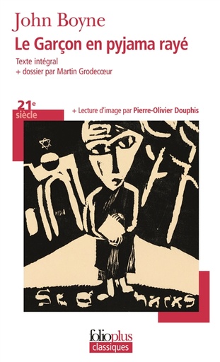 Novel: Le garçon en pyjama rayé, John Boyne, Folio Junior (ISBN : 9782070463183)