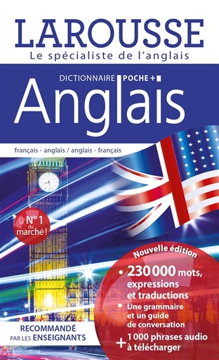 Dictionnaire Larousse Poche Plus, Français-Anglais