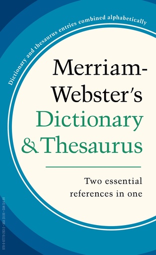 Merriam-Webster's Dictionay and Thesaurus (9780877792932)