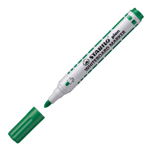 Stabilo Plan Whiteboard Marker, Green