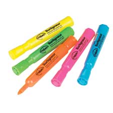 Highlighter, Chisel, Assorted Colors