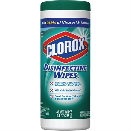 Lingettes désinfectantes Clorox, 35 lingettes