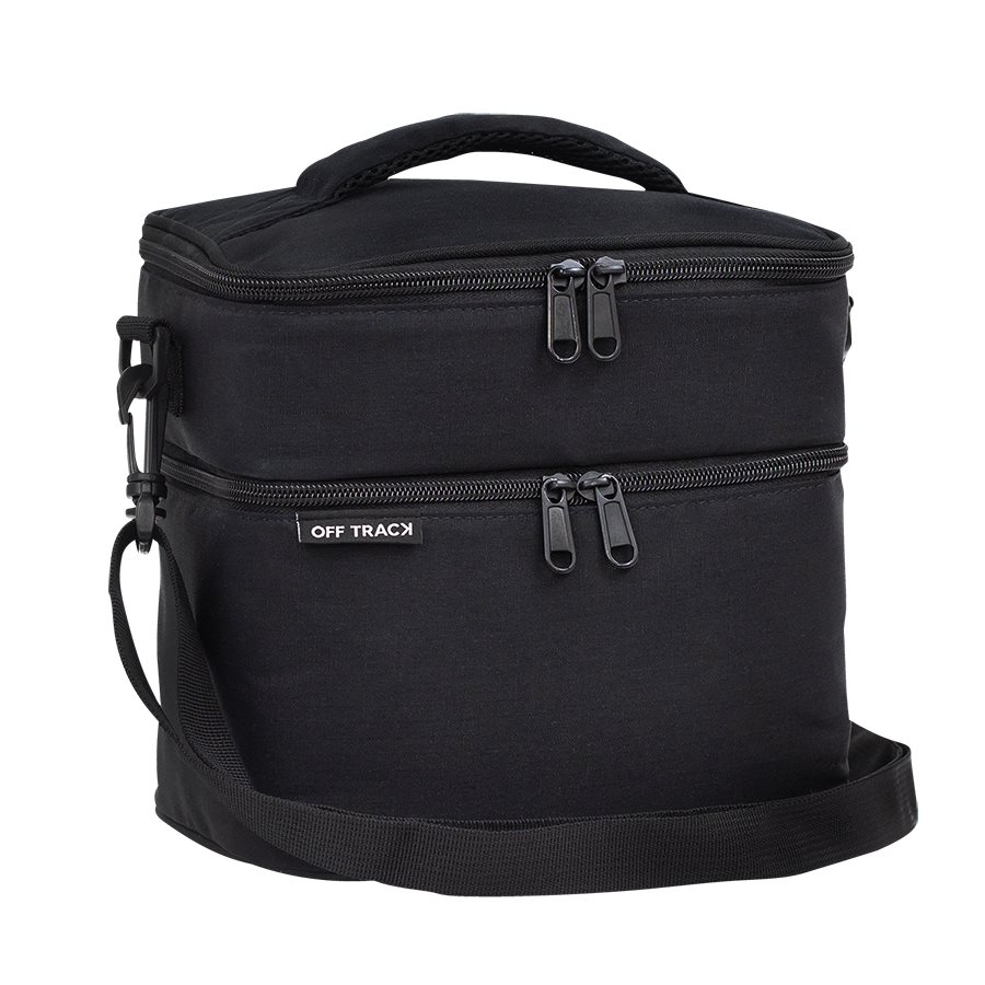 Off Track Lunch Box, Black 
