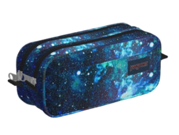 Jansport 2-compartment Pencil Case, Cyberspace Galaxy (This style is offert only until stock is depleted)