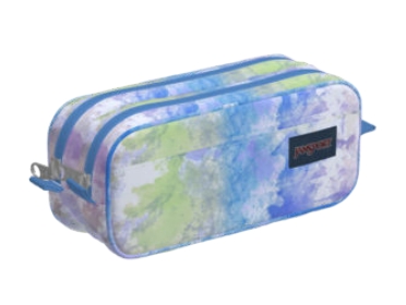 Jansport 2-compartment Pencil Case, Batik Wash (This style is offered only until stock is depleted)