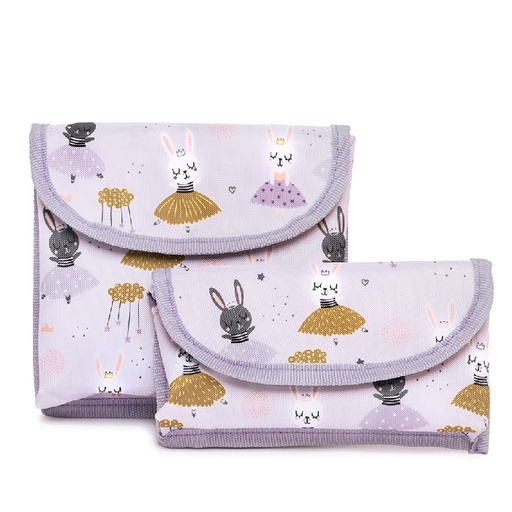 Set of 2 Snack and Sandwich Pockets, Ballerina(This style is offered only until stock is depleted)