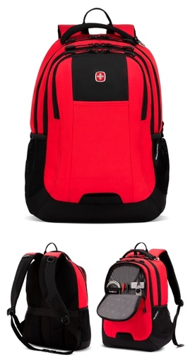 Swiss Gear Backpack, Black/Red (This style is offered only until stock is depleted)