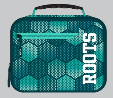 Roots Lunch Box, Teal Print (This style is offered only until stock is depleted)