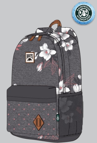 Gray and pink backpack hotsell