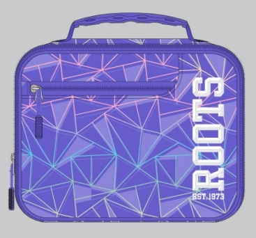 Roots Lunch Box, Lilac Print (This style is offered only until stock is depleted)