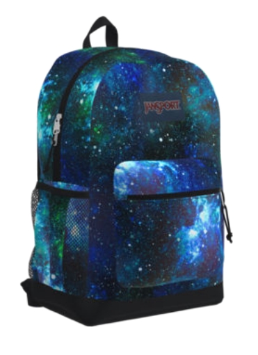 Jansport Cross Town Plus Backpack Cyberspace Galaxy This style is offered only until stock is depleted