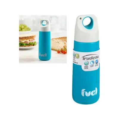 Bouteille Fuel Vital en inox, 300 ml, Bleu (modèle offert jusqu'à l'épuisement des stocks)