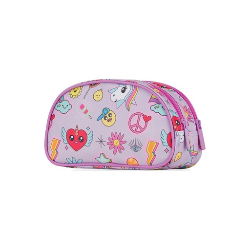 Bond Street Half Moon Pencil Case, Lilac