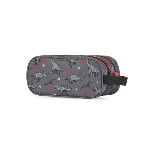 Bond Street Half Moon Pencil Case, Dinosaur