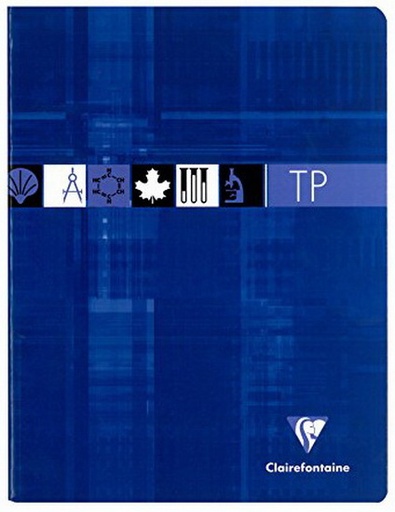 Clairefontaine Staplebound Laboratory Workbook, Seyes, 80 p., 17 x 22 cm