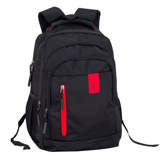 Geo Backpack, Black/Red