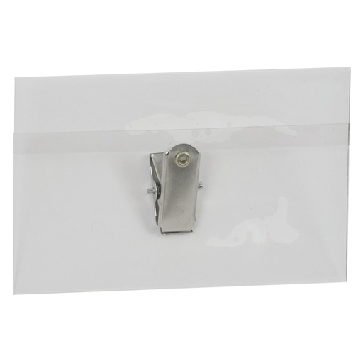 Fold-over Name Badge with clip