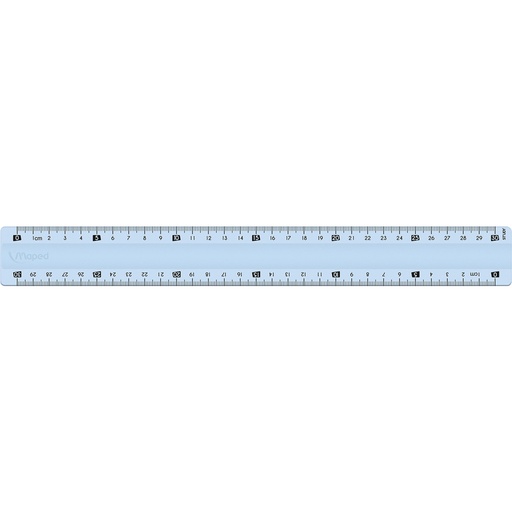 Unbreakable Ruler, 30 cm, Ass. colours