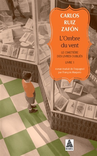 Novel: L'ombre du vent, Carlos Ruiz Lafon (9782330135614)