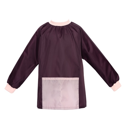 Smock, 10 years, Burgundy and Pink (This style is offered only until stock is depleted)