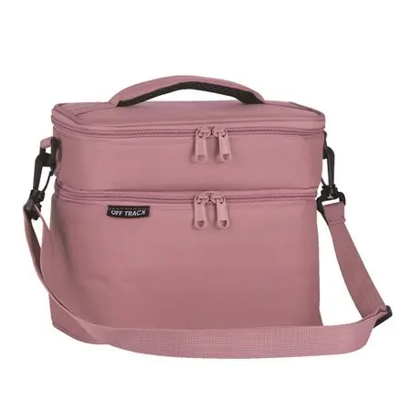 Off track 2-Compartment Lunch Box, Pink