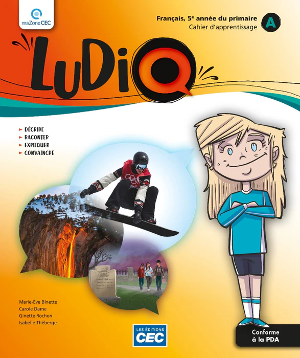 LudiQ 5e année - Cahier d'apprentissage (incluant le carnet des savoirs et le carnet de révision) (9782766203499)